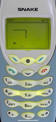 Snake '97: retro mobile phone game in action (#4)