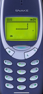 Snake '97: retro mobile phone game in action (#6)